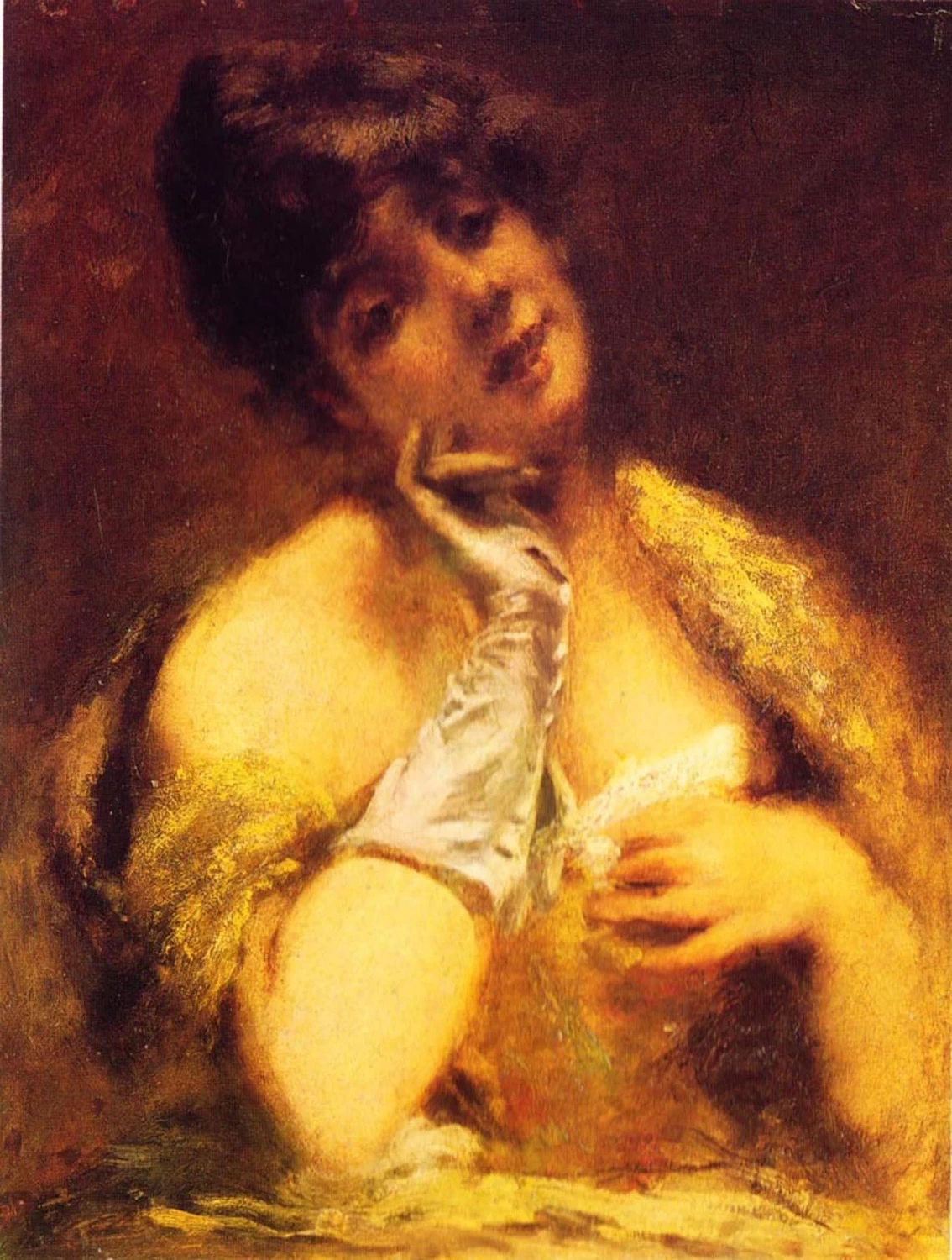 Ritratto di signora con guanto bianco, 1882